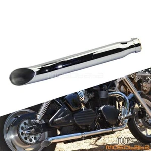 Motorcycle Turn Out 19'' Exhaust Muffler Pipe For Harley Dyna Softail Road Glide - Picture 1 of 10