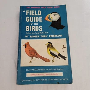 Vintage A Field Guide Eastern Birds Roger Tory Peterson 46th Print Paperback 2nd - Bild 1 von 10