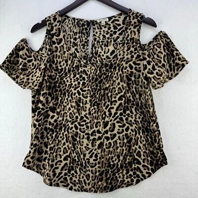Top Lily Blanco Mujer Talla M Estampado Animal Debe Manga Corta Cuello Redondo Foto 1 de 4