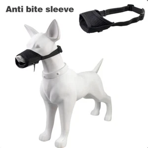 Maulkorb für Hunde Maulkorb verstellbar Beißen Bellen Kauen Klein Mittel -Großio - Bild 1 von 21