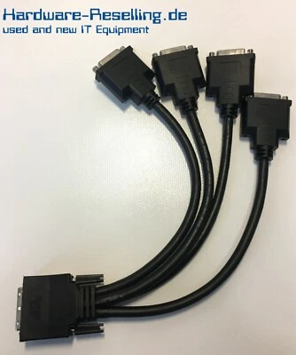 Matrox QID-E128LPA FM9140 LP KX-20 KX20 4-Way DVI Cavo F16104-05 - Immagine 1 di 2