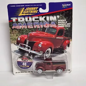 Johnny Lightning 1997 Truckin America 1940 Ford Pickup Red No.40 - Picture 1 of 5