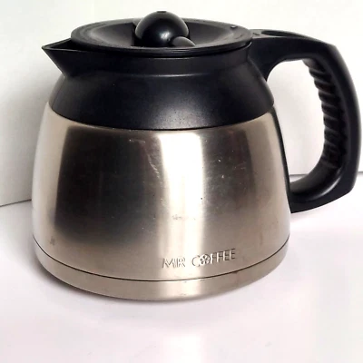Mr. Coffee Acero Inoxidable Térmico 8 Tazas Repuesto Jarra Cafetera con Tapa Foto 1 de 4