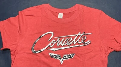 CAMISA CORVETTE C6 DAMAS MANGA CORTA, XX-GRANDE, ROJA, SUAVE CAMISETA DE ALTA CALIDAD! Foto 1 de 4