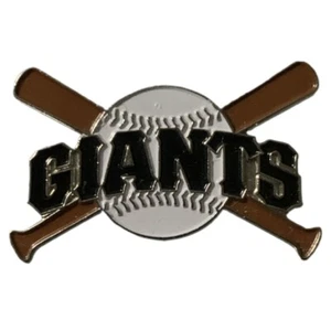 Vintage 1995 MLB San Francisco Giants Logo Crossed Bats Souvenir Pin - Picture 1 of 2