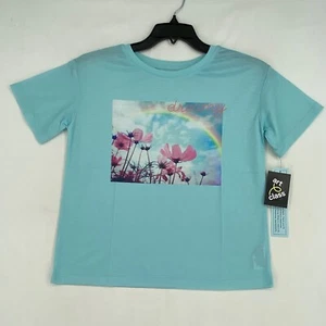 Pijama de salón Art Class para niñas talla XL azul claro floral manga corta de ensueño - Imagen 1 de 7