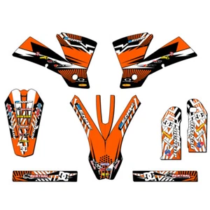 2004 EXC MAYHEM Orange Senge Graphics Kit Compatible with KTM - Foto 1 di 10