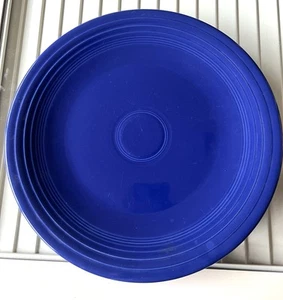 Vintage Fiestaware Kobalt? Blau 14 1/2" Hackplatte/Kuchenplatte - Bild 1 von 2