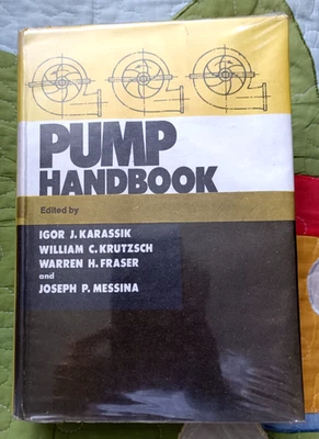 Pump Handbook Edited by Igor J Karassik 1976 [HARDCOVER] GOOD FREE LOCAL POSTAGE - Image 1 of 4