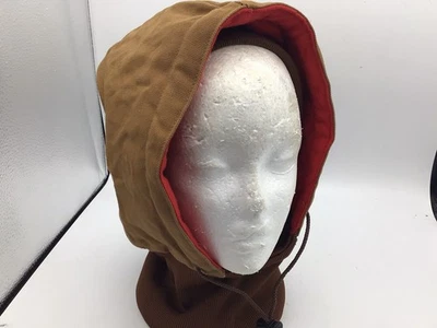 Edredón forrado vintage Carhartt A08 BRN lona pasamontañas pato capucha marrón rojo EE. UU. W1 Foto 1 de 4