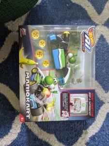 Hot Wheels AI MarioKart Yoshi Smart Car RC Mario Kart Unopened In Box - Picture 1 of 3