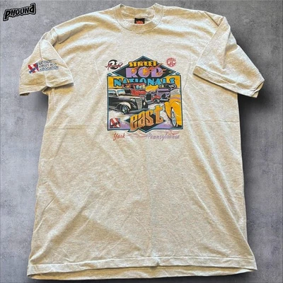 NSRA Street Rod Nationals East Shirt Mens XL Gray York Pennsylvania Made in USA - Image 1 of 4