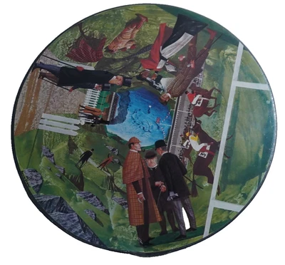 Vintage New Silver Blaze Sherlock Holmes Springbok Circular Jigsaw Puzzle 1966 - Image 1 of 4