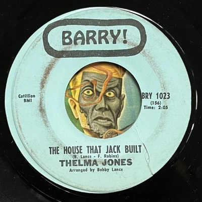 HEAR Thelma Jones 45 House That Jack Built / Give It To Me R&B soul funk - Image 1 of 2