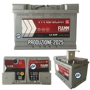 L380P BATTERIA AUTO FIAMM TITANIUM PRO 80Ah 730A +DX POLO + A DESTRA 278X175X190 - Foto 1 di 10