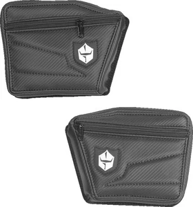 Pro Armor H191Y330BL Door Knee Pads - Front - Black - Picture 1 of 3