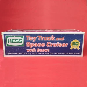 2014 COLLECTIBLE HESS 50TH ANNIV TOY TRUCK & SPACE CRUISER WITH SCOUT  NIB!   LF - Picture 1 of 4