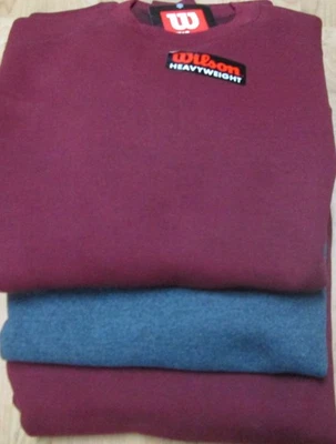 Sudadera Wilson Hombre 3XL 3 Piezas 2 Colores Ladrillo Azul Marino Pesada Wt. Algodón/poliéster 50/50 Foto 1 de 3