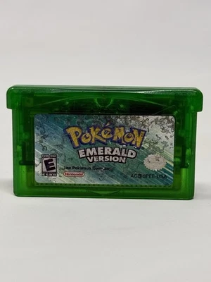 Pokemon Emerald Nintendo Game Boy Advance GBA Authentic Tested w New Battery - Image 1 of 4