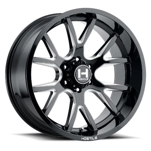 Rueda 22x10 Hostile H113 Rage Blade Corte (Negro Fresado) 6x5,5 (-25 mm) Foto 1 de 4