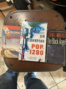 Lot of 3 Hard Boiled Crime Paperbacks Jim Thompson Cornell Woolrich Rare Vtg - Bild 1 von 1