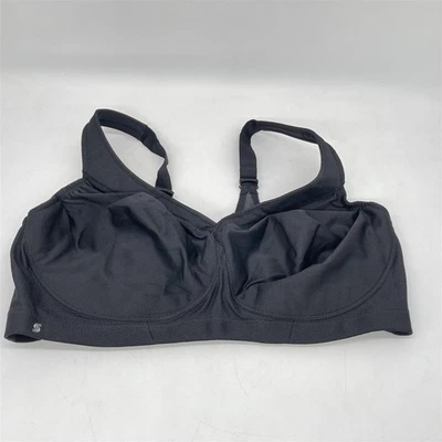 Große Größen Plusgröße Nahtloser MagicLift-Sport-BH ohne Bügel Nr. 1006, Schwarz - Bild 1 von 2