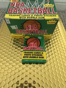1987-88 Fleer Basketball 1 (one) Wax Pack Unopened Sealed From Fresh Box Jordan - Picture 1 of 6