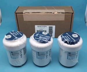 Pack of 3 GE Genuine MWFP3PKMWF Fits Refrigerator Water Filter Replacement - Picture 1 of 5