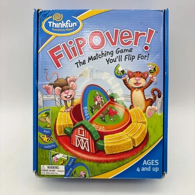 Flipover Matching Game COMPLETE  NO INSTRUCTIONS Thinkfun 2009 Preschool Kids - Image 1 of 4