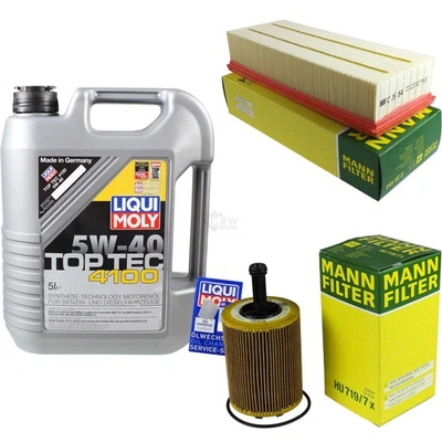 INSPEKTIONSKIT FILTER LIQUI MOLY ÖL 5L 5W-40 für VW Passat Variant 3C5 2.0 TDI - Bild 1 von 4