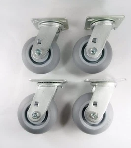 5" x 2" nicht markierende Gummirolle - drehbar (4EA) - Bild 1 von 4