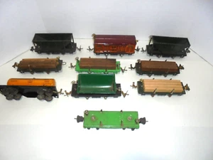 LIONEL LOT OF TEN PREWAR TRAIN FREIGHT CARS O GAUGE 1938 - Picture 1 of 4