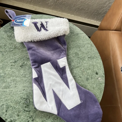 NWT UW Huskies Christmas Stocking University Washington Forever Collectibles Cover