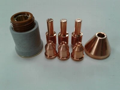 8PC 70AMP TECMO GOUGING CONSUMABLE KIT RAZORWELD 45 PLASMA CUTTER X45/TH70 TORCH