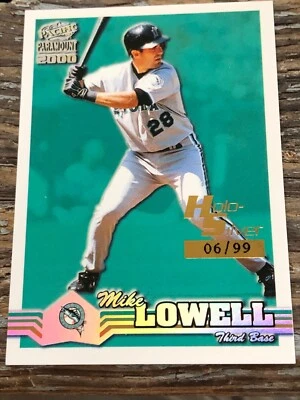 Pacific Paramount Mike Lowell 2000 #97 Holo-Plata serie paralela #d 06/99 Foto 1 de 2