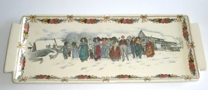 Obernai Faienceries Sarreguemines Bread Cake Tray H. Loux France - Picture 1 of 7