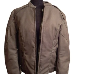 Xelement Men’s XL Motorcycle Jacket Gray Black Padded Armor Touring Riding Gear - Bild 1 von 10