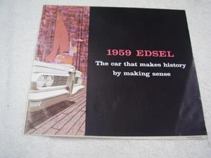 1959 FORD EDSEL  BROCHURE   ORIGINAL  FREE POSTAGE - Picture 1 of 3