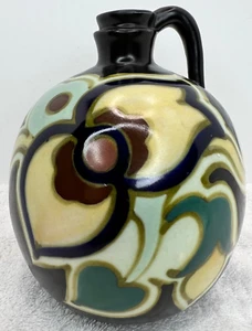 Vintage Japanese Design Gouda Pottery Jug with Small Handle - 7" - Picture 1 of 8