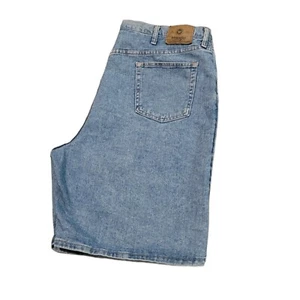 Wrangler Jean Shorts Men's 44 Blue Denim 5-Pocket Relaxed Fit Cotton Casual - Picture 1 of 6
