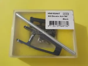 Align TRex 600 Elevator Arm Set Black HN6102AAT for RC Model Helicopters - Picture 1 of 2