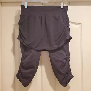 Athleta Skirts Got Legs 2 In 1 Capri Leggings Women's Large Nylon Blend VGUC - Picture 1 of 6