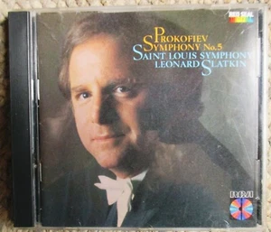 Prokofiev Symphony No.5 Leonard Slatkin 1st First Pressing Japan RCA RCD1-5035 - Picture 1 of 3