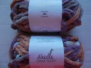 Needle Crafters Fleece Soft bulky yarn, Cashmere, lot of 2 (22 yds ea) - Picture 1 of 2
