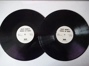 SCOTT MUNI'S WORLD OF ROCK - US Radio Transcription Disc Double LP (1980) - Picture 1 of 5