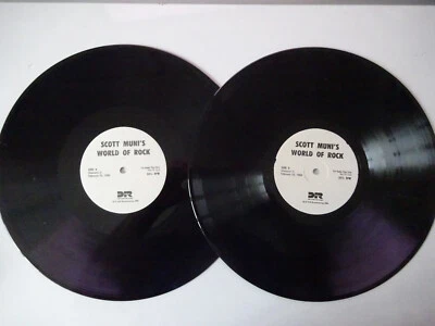 SCOTT MUNI'S WORLD OF ROCK - US Radio Transcription Disc Double LP (1980) - Image 1 of 4