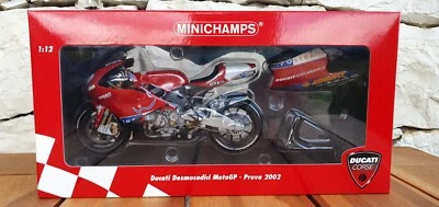 Minichamps 1/12 Ducati Desmosedici MotoGP Prova 2002 122020099 - Immagine 1 di 4