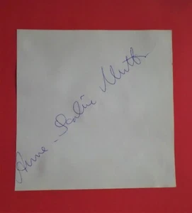 Autogramm von Anne-Sophie Mutter, auf Blankopapier, Geigerin - Bild 1 von 2