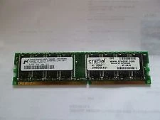 Micron 512MB DDR PC-3200 400Mhz Memory Module- MT8VDDT6464AG-40BCB - Image 1 of 1