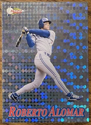 Roberto Alomar 1994 Pacific Prism Card #5 Toronto Blue Jays MLB HOF Free Ship - Image 1 of 3
